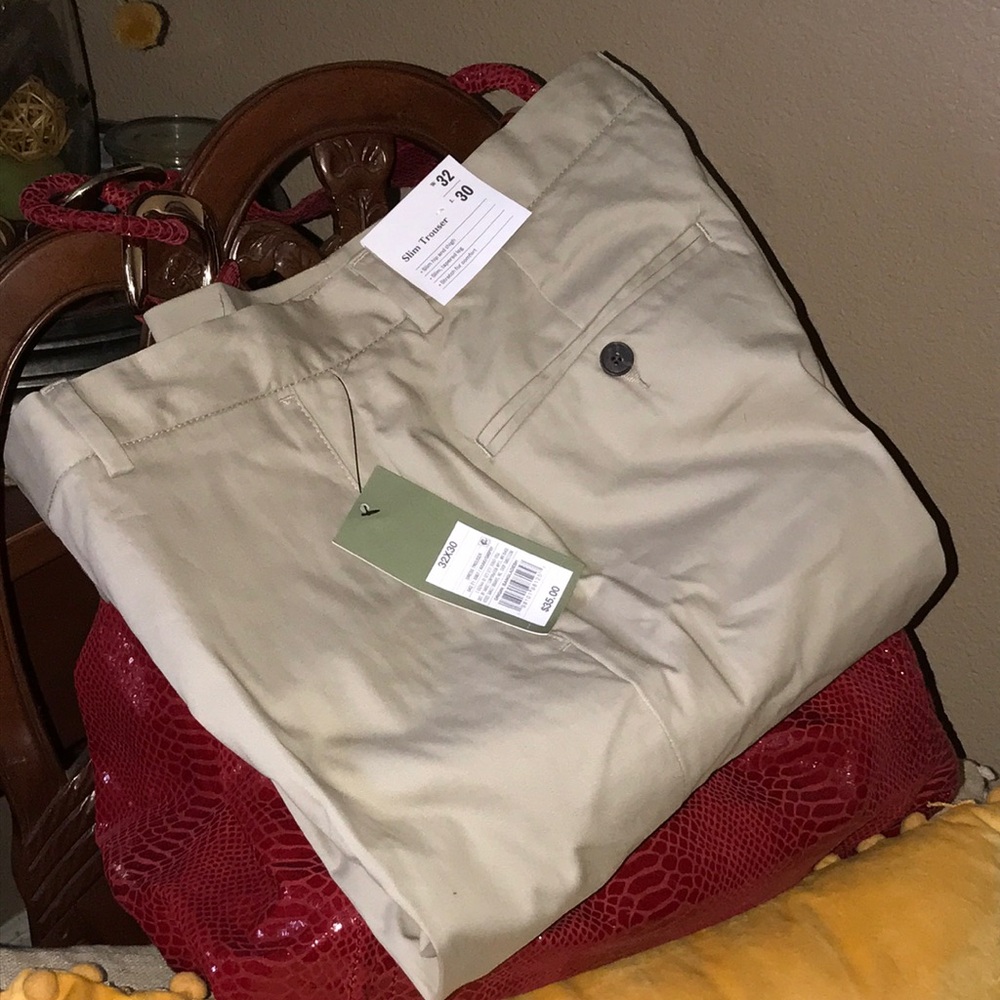 Goodfellow & Co. Slim Trouser Men's Beige Pants 32x30